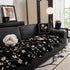 Floral Chenille Couch Cover, Non-Slip Sofa Slipcover Protector for Furniture