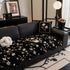 Floral Chenille Couch Cover, Non-Slip Sofa Slipcover Protector for Furniture