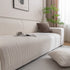 Plush Fleece Sofa Slipcover with 3D Wheat Pattern, Cozy High-Stretch Couch Cover