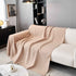 Waterproof Scratch Proof Herringbone Large Throw Blanket for Couch, Chenille Couch Cushion Covers for Pets