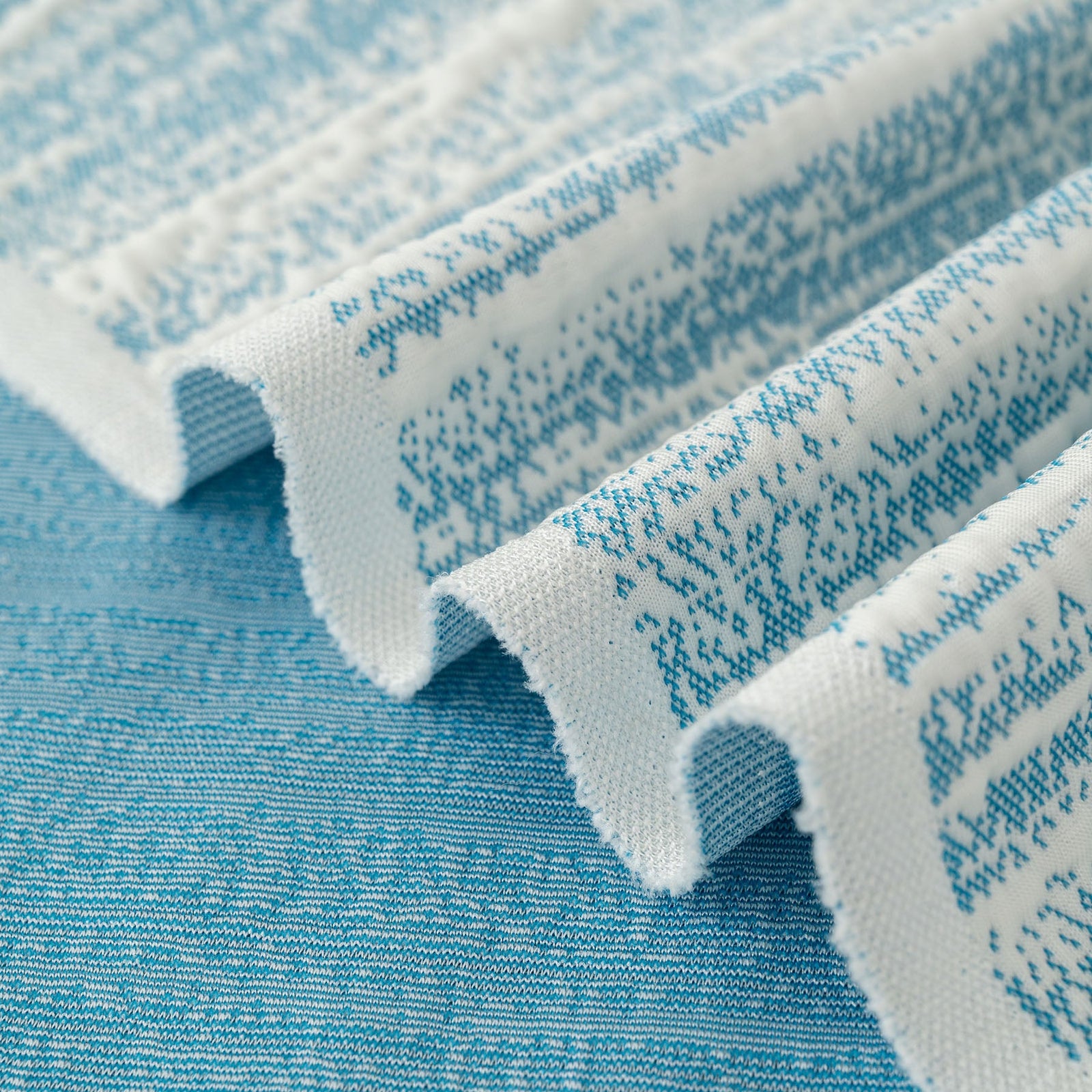 Summer Cooling Ice Silk Sofa Cover, Textured Stripe Soft Breathable Couch Throw Cover