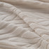 Plush Fleece Sofa Slipcover with 3D Wheat Pattern, Cozy High-Stretch Couch Cover