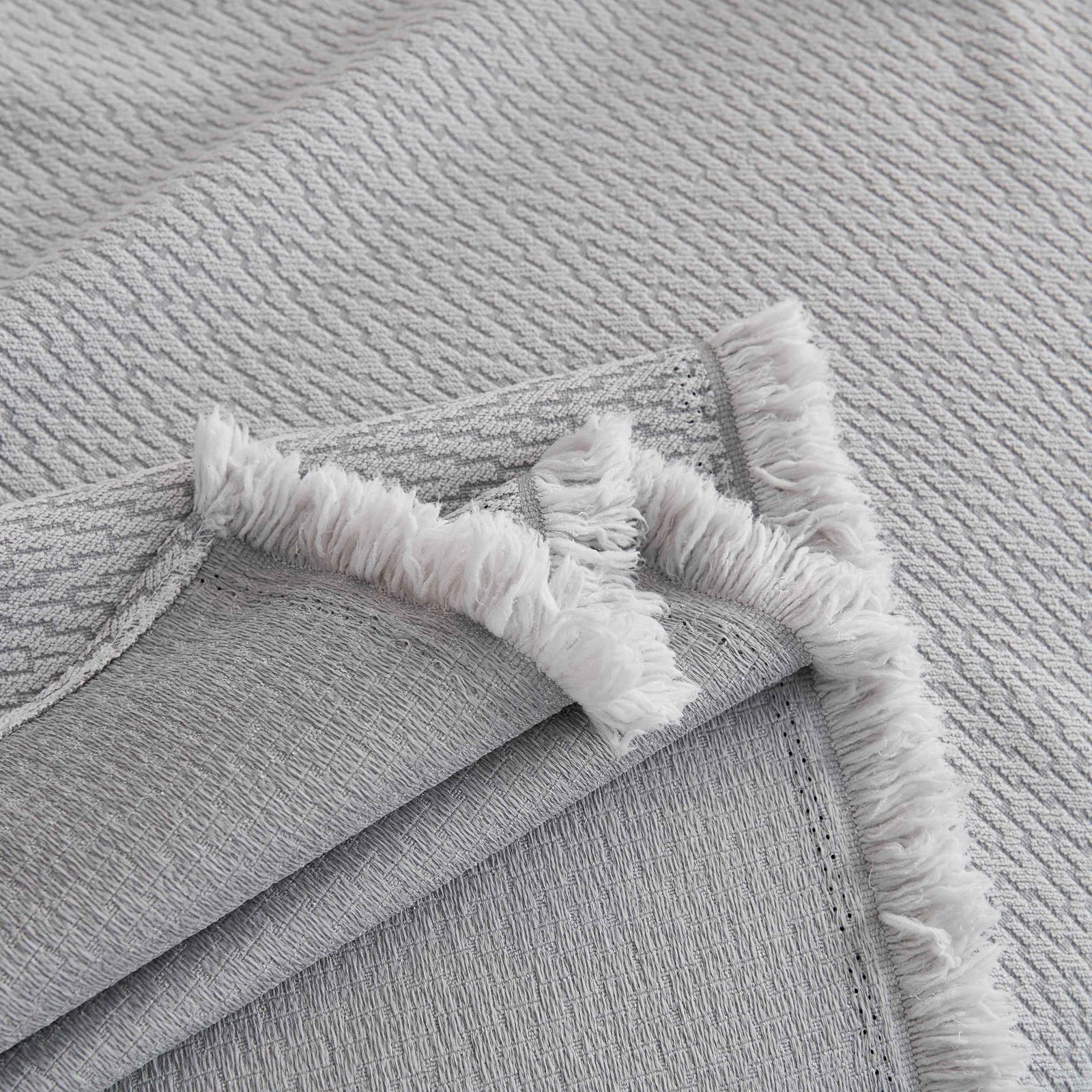 Waterproof Scratch Proof Herringbone Large Throw Blanket for Couch, Chenille Couch Cushion Covers for Pets