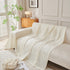 Cooling Scratch Proof Large Sofa Throw Cover, Geometric Texture Couch Protector