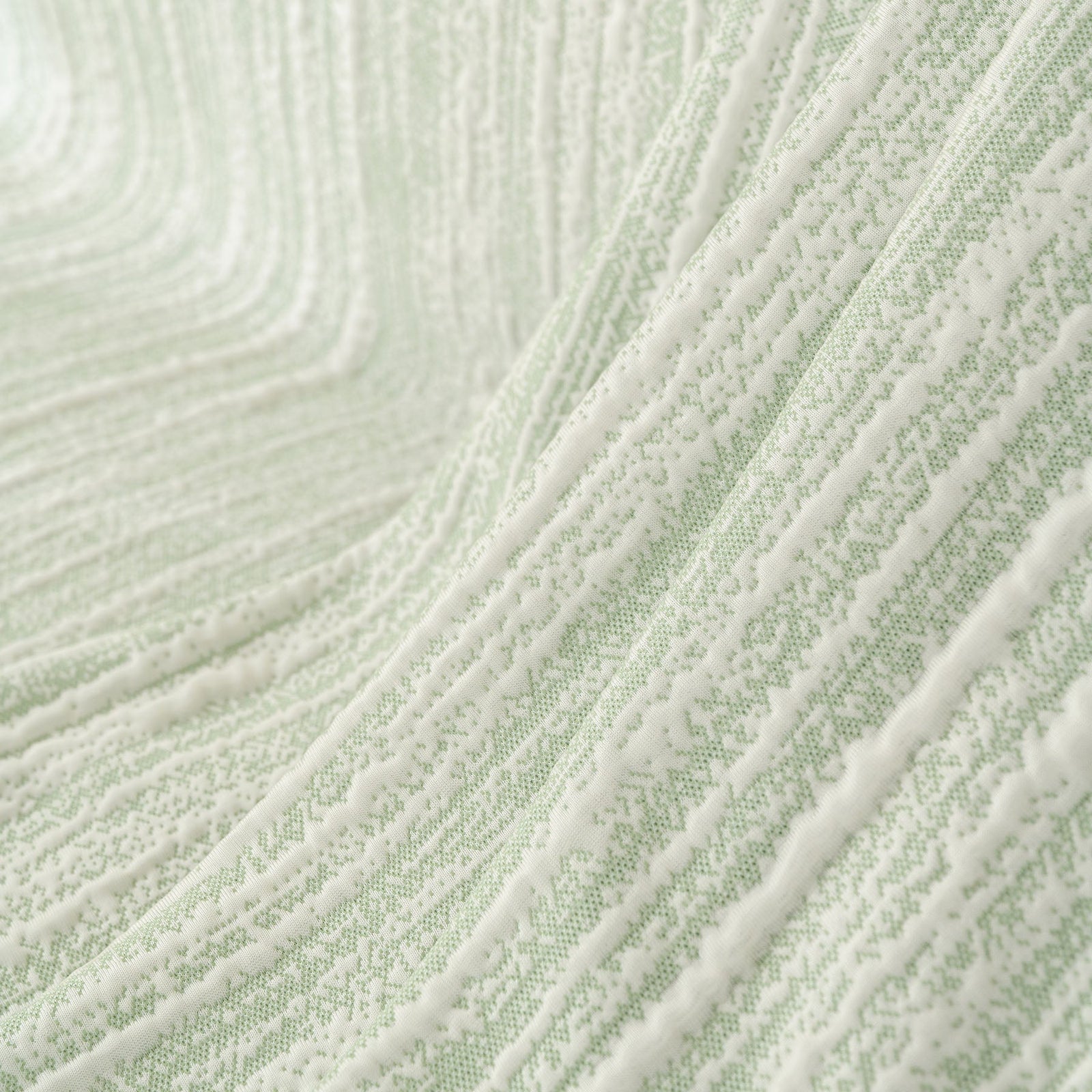 Summer Cooling Ice Silk Sofa Cover, Textured Stripe Soft Breathable Couch Throw Cover