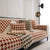 Winter Thickened Sherpa Fleece Houndstooth Sofa Cushion, Non-slip Sofa Cover with Plush