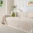 Summer Cooling Ice Silk Sofa Cover, Textured Stripe Soft Breathable Couch Throw Cover