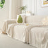 Summer Cooling Ice Silk Sofa Cover, Textured Stripe Soft Breathable Couch Throw Cover