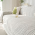 Summer Cooling Ice Silk Sofa Cover, Textured Stripe Soft Breathable Couch Throw Cover