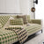 Winter Thickened Sherpa Fleece Houndstooth Sofa Cushion, Non-slip Sofa Cover with Plush
