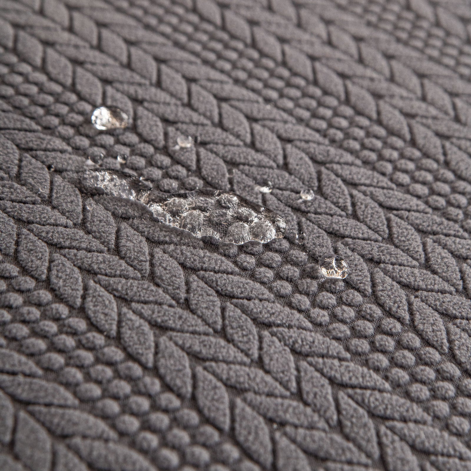 High Stretch Wheat Ear Embossed Textured Couch Slipcover, Water Repellent Sofa Cover