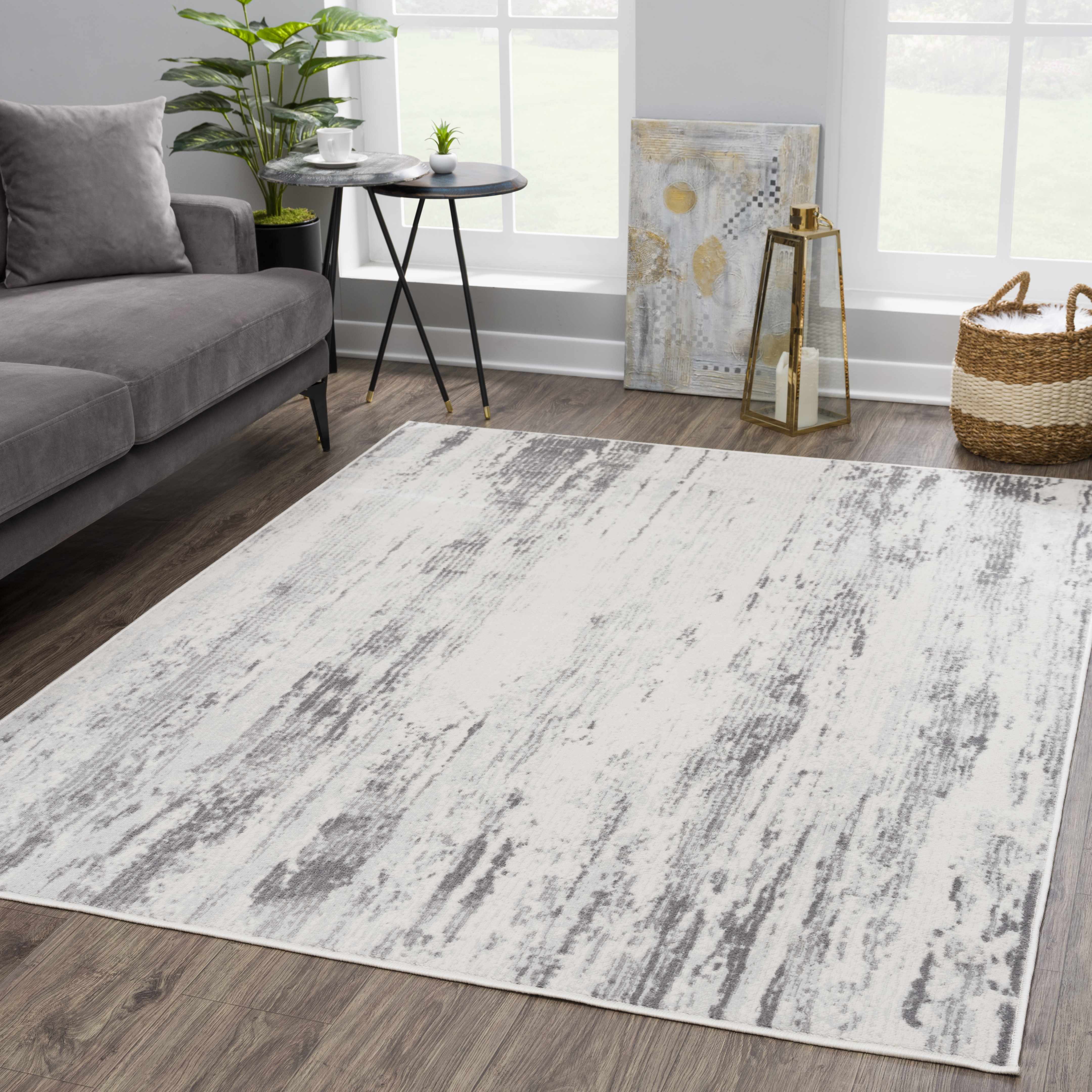 Tigrima 2320 Ivory & Gray Abstract Rug - Promo