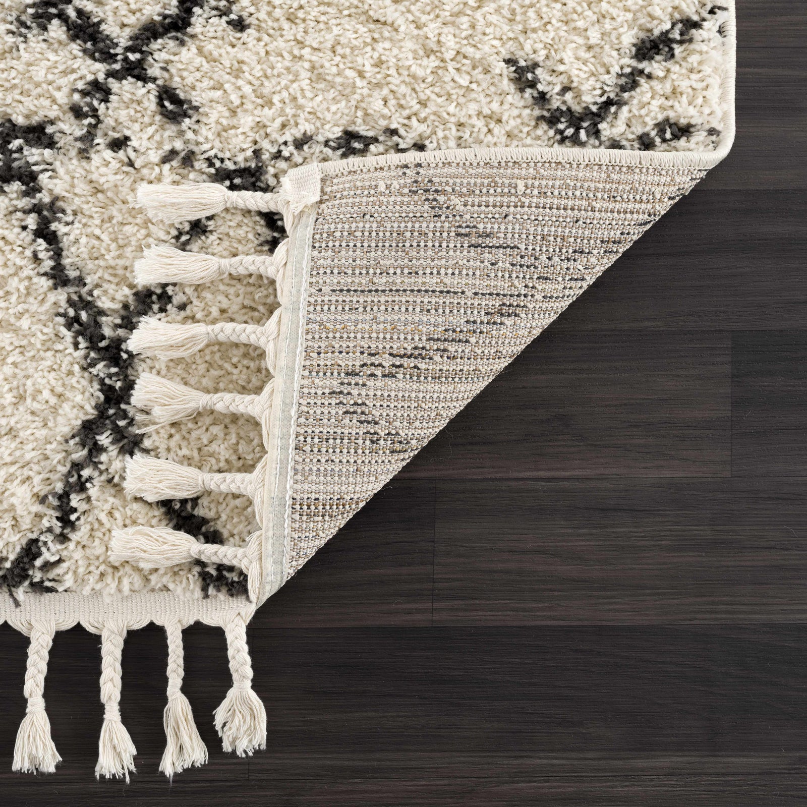 Emlenton Berber Shag with Tassels - Clearance