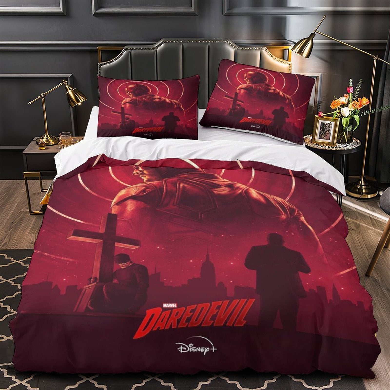 Daredevil Duvet Cover Pattern Bedding Set Without Filler