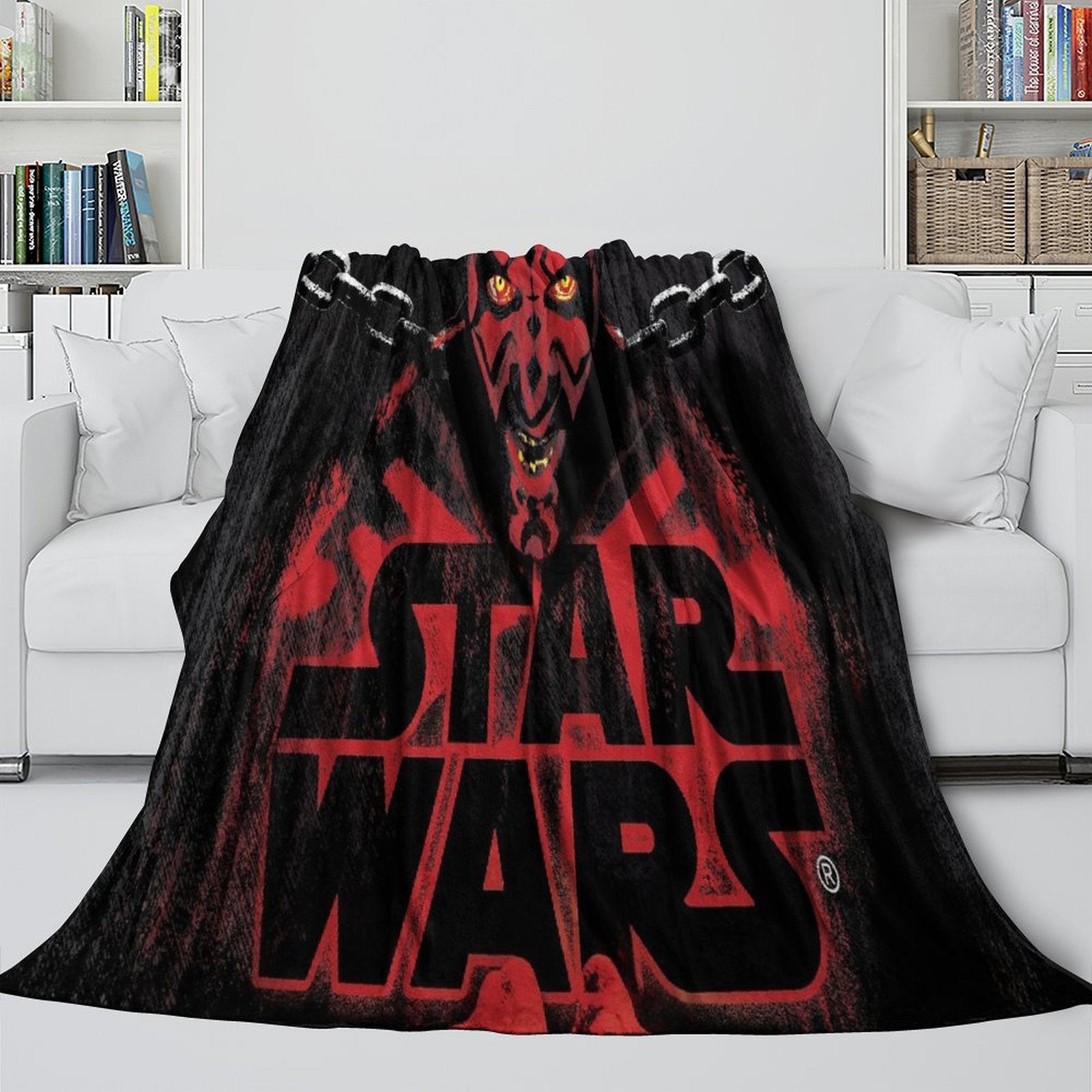 Darth Maul Blanket Flannel Throw Room Decoration