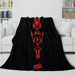 Darth Maul Blanket Flannel Throw Room Decoration