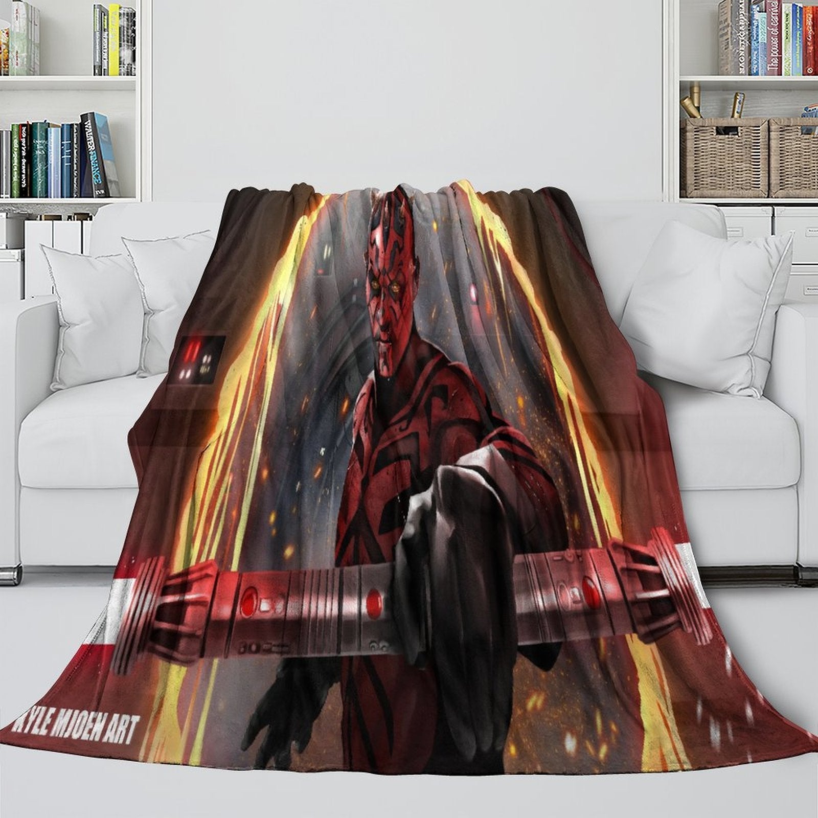 Darth Maul Blanket Flannel Throw Room Decoration