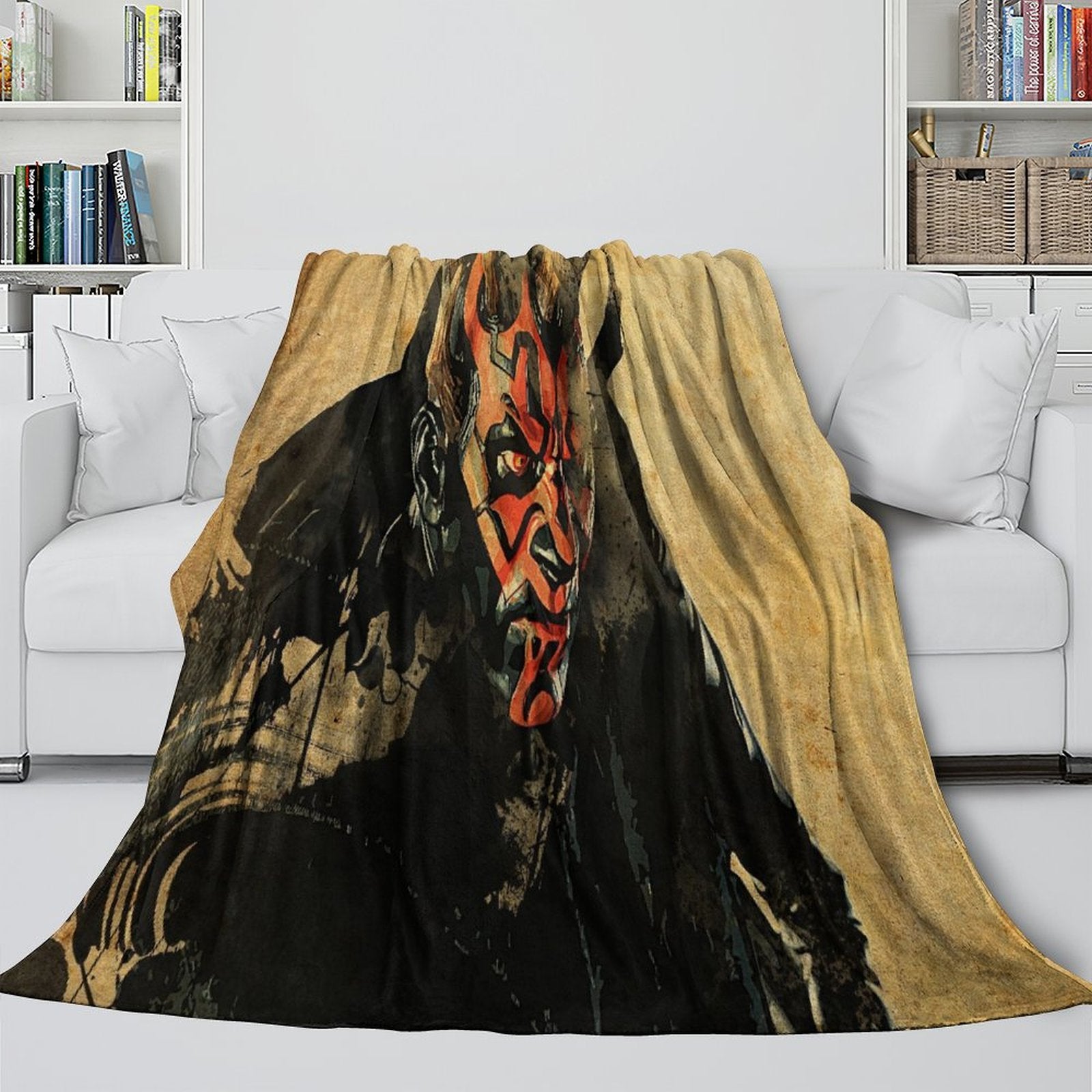 Darth Maul Blanket Flannel Throw Room Decoration