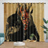 Darth Maul Curtains Pattern Blackout Window Drapes