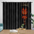 Darth Maul Curtains Pattern Blackout Window Drapes