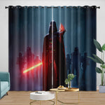 Darth Vader Curtains Blackout Window Drapes Room Decoration