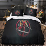 Deadpool And Wolverine Bedding Set Pattern Quilt Cover Without Filler