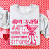 Dear Cupid Something Strong Sweatshirt – Funny Valentine’s Day Sweatshirt