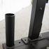 Deluxe Half Rack - Muscle D Fitness - Heavy Duty - Adjustable Safety Bars - Pull Up - Vertical Olympic Bar Storage