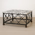 DemarForge Coffee Table 101M  - Wrought Iron Calacatta Viola Marbletop