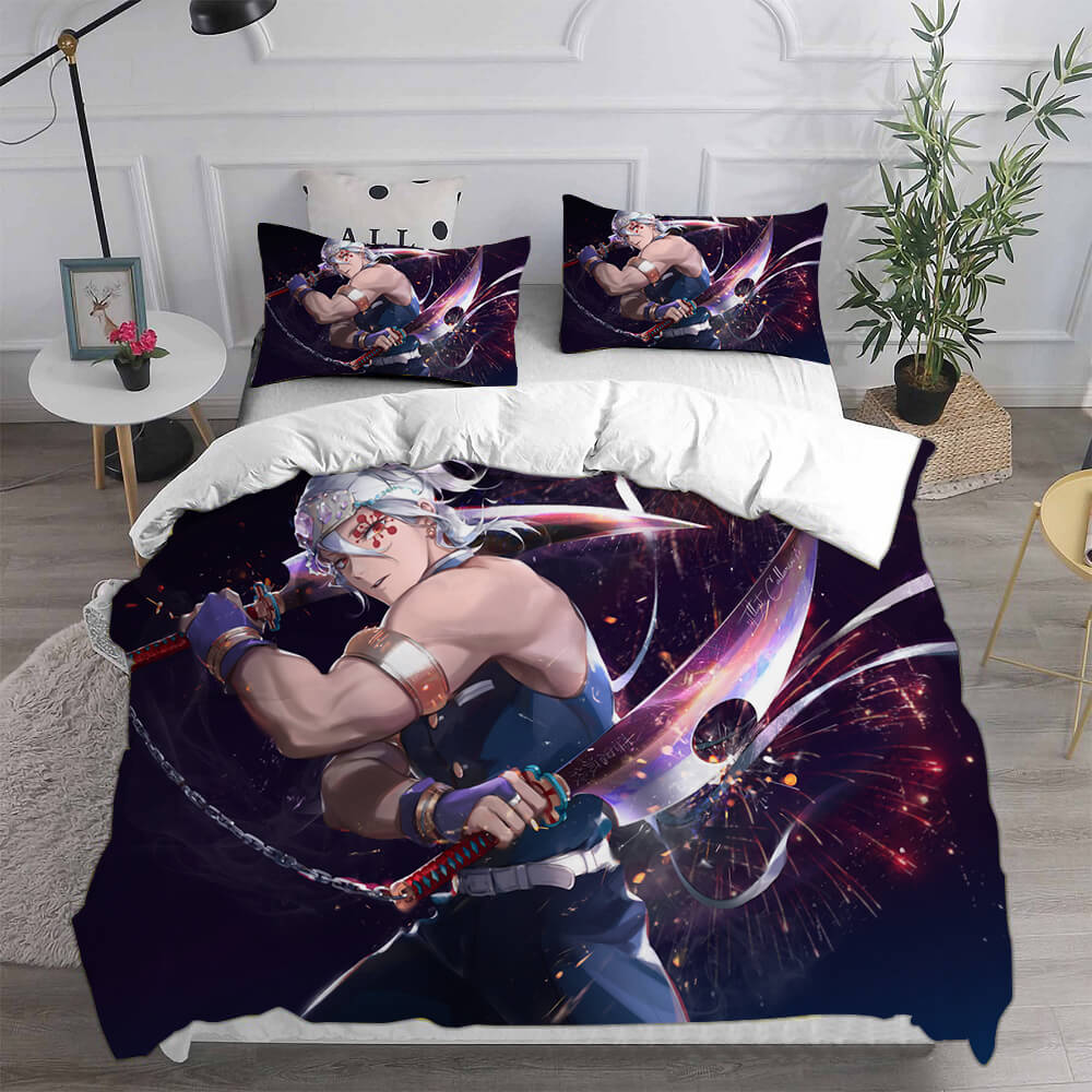Demon Slayer Kimetsu no Yaiba Bedding Set Duvet Cover Quilt Bed Sets