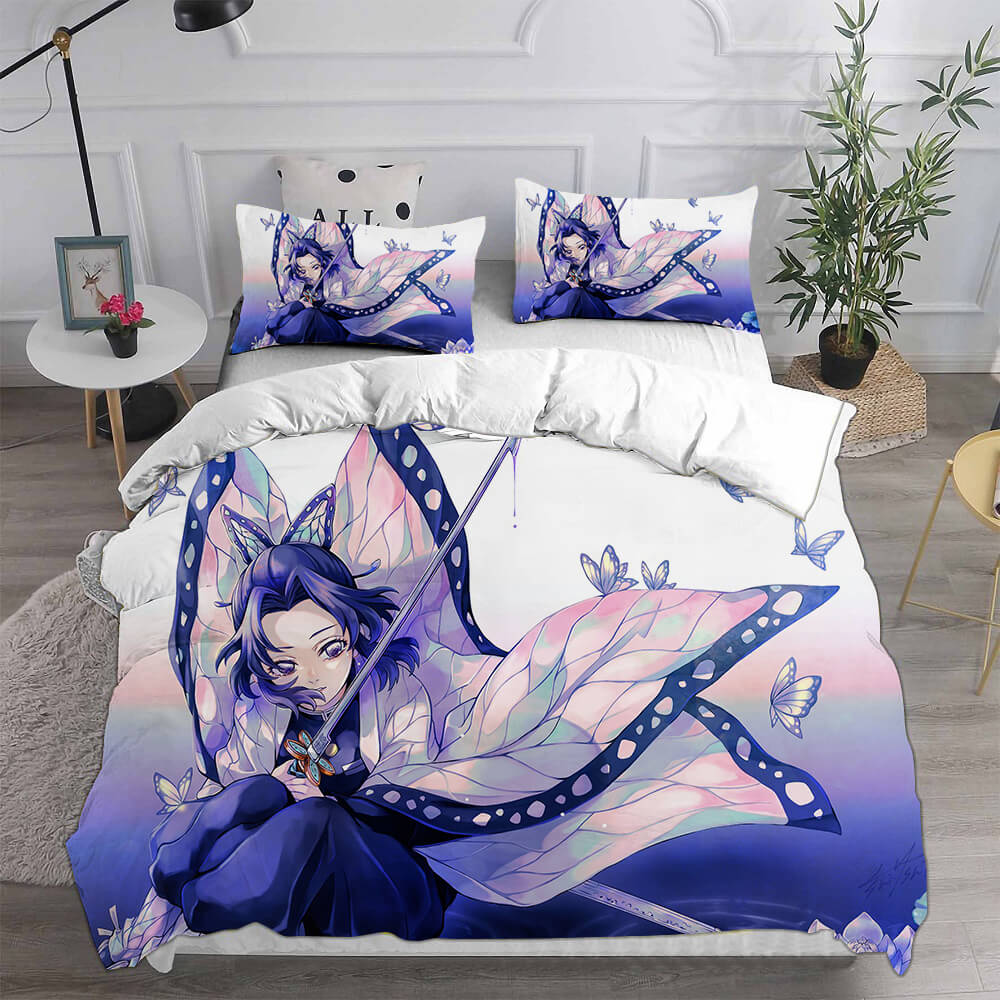 Demon Slayer Kimetsu no Yaiba Bedding Set Duvet Cover Quilt Bed Sets