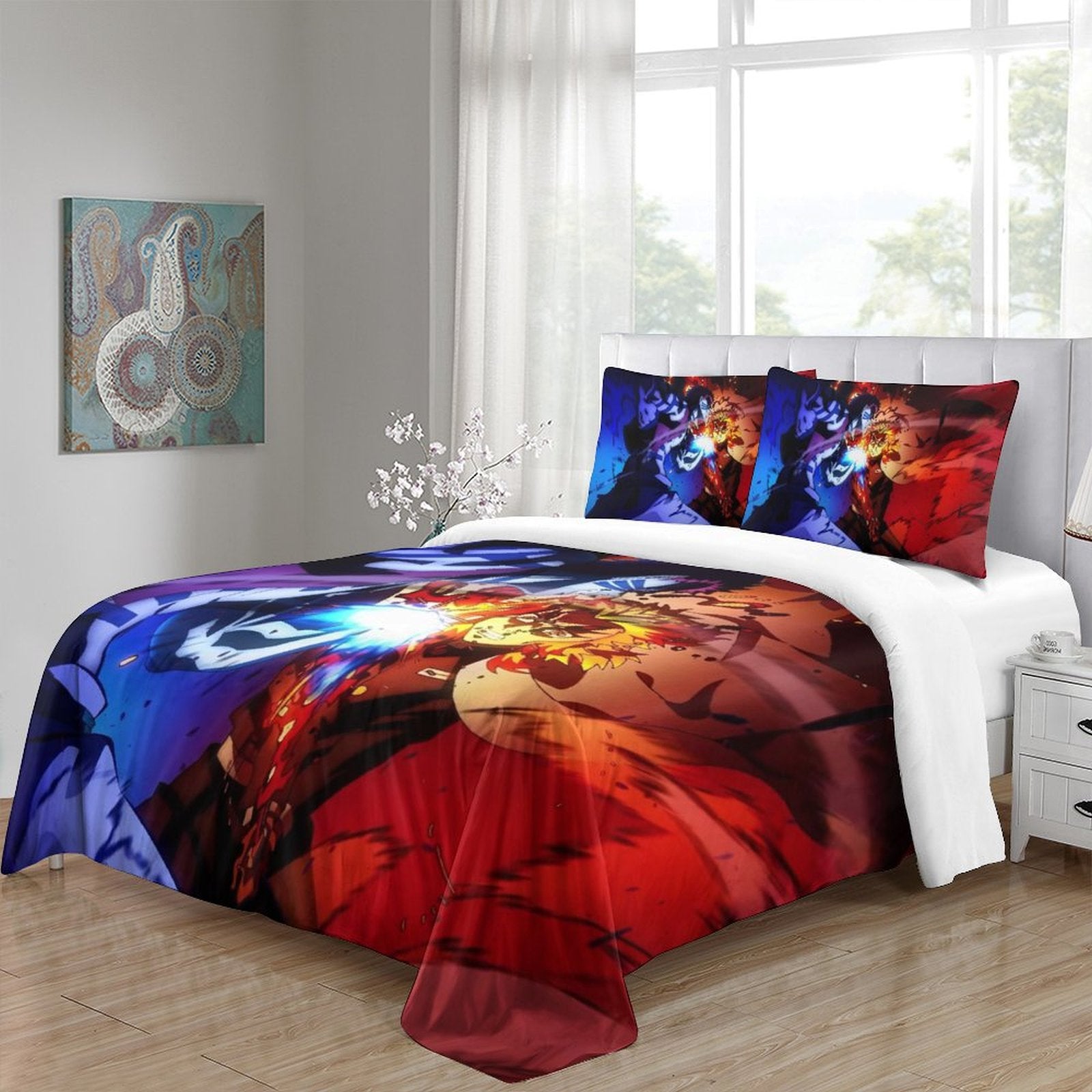 Demon Slayer Kimetsu no Yaiba Bedding Set Quilt Duvet Cover Without Filler