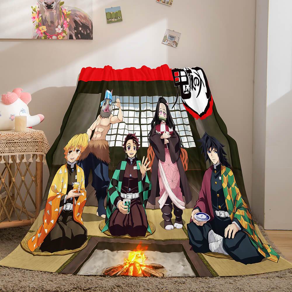 Demon Slayer Flannel Fleece Blanket