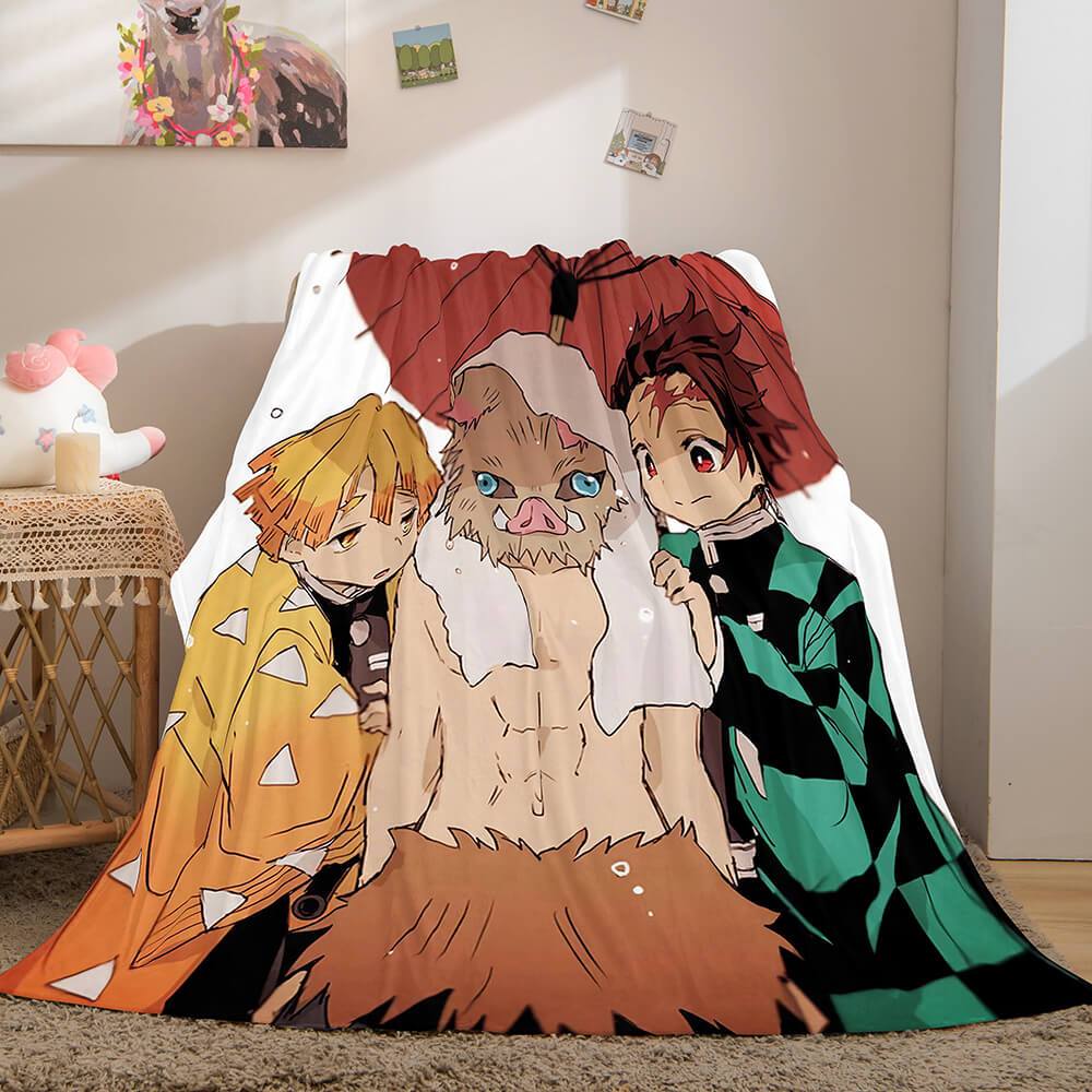 Demon Slayer Flannel Fleece Blanket