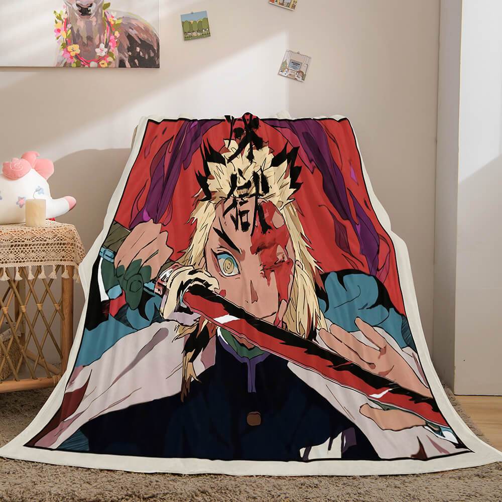Demon Slayer Flannel Fleece Blanket