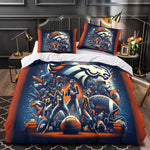 Denver Broncos Bedding Set Duvet Cover Without Filler
