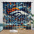 Denver Broncos Curtains Blackout Window Drapes Room Decoration