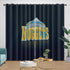 Denver Nuggets Curtains Blackout Window Drapes Room Decoration