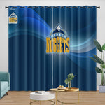 Denver Nuggets Curtains Blackout Window Drapes Room Decoration