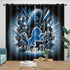 Detroit Lions Curtains Blackout Window Drapes Room Decoration