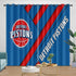 Detroit Pistons Curtains Blackout Window Drapes Room Decoration