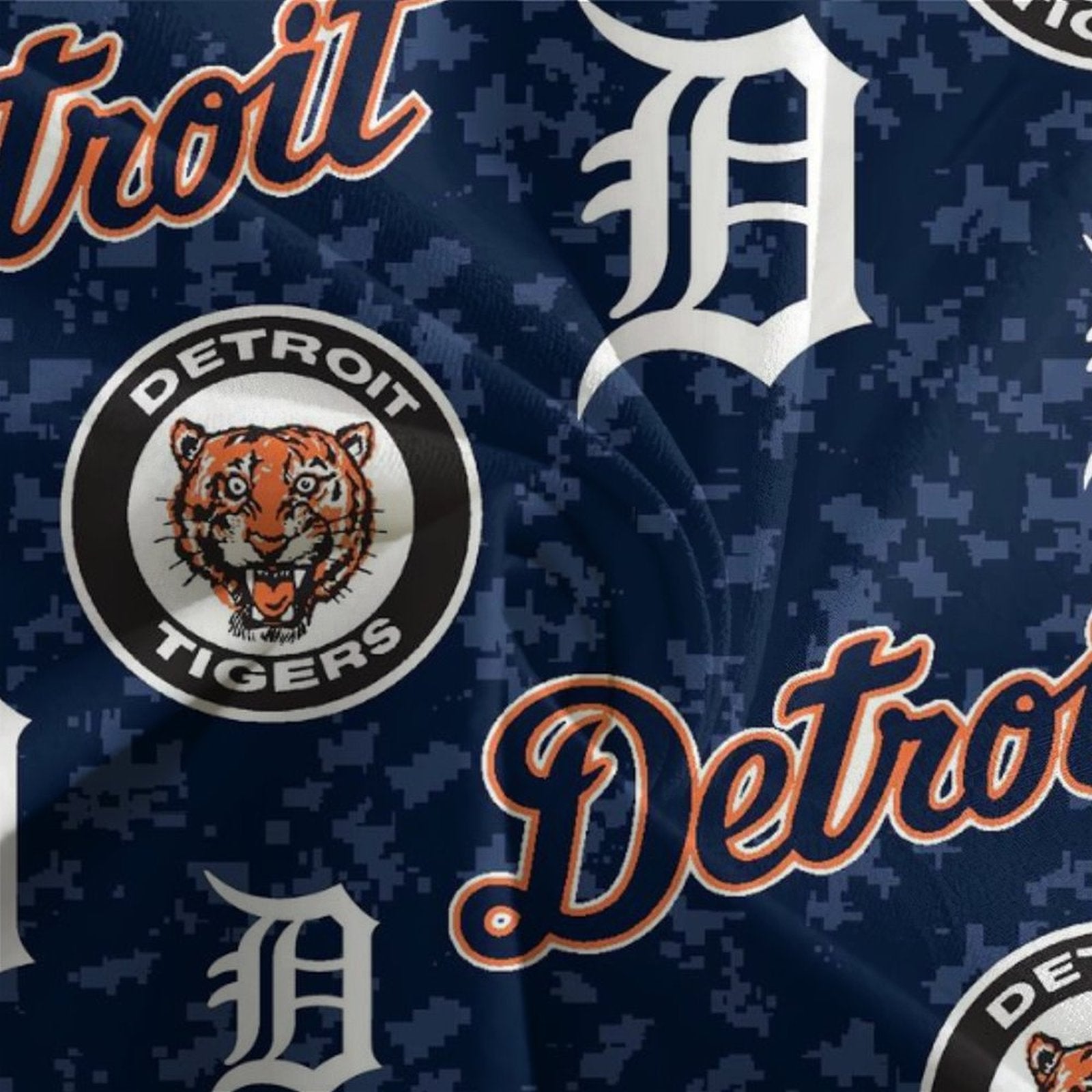 Detroit Tigers Bedding Set Quilt Cover Without Filler