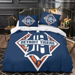 Detroit Tigers Bedding Set Quilt Cover Without Filler