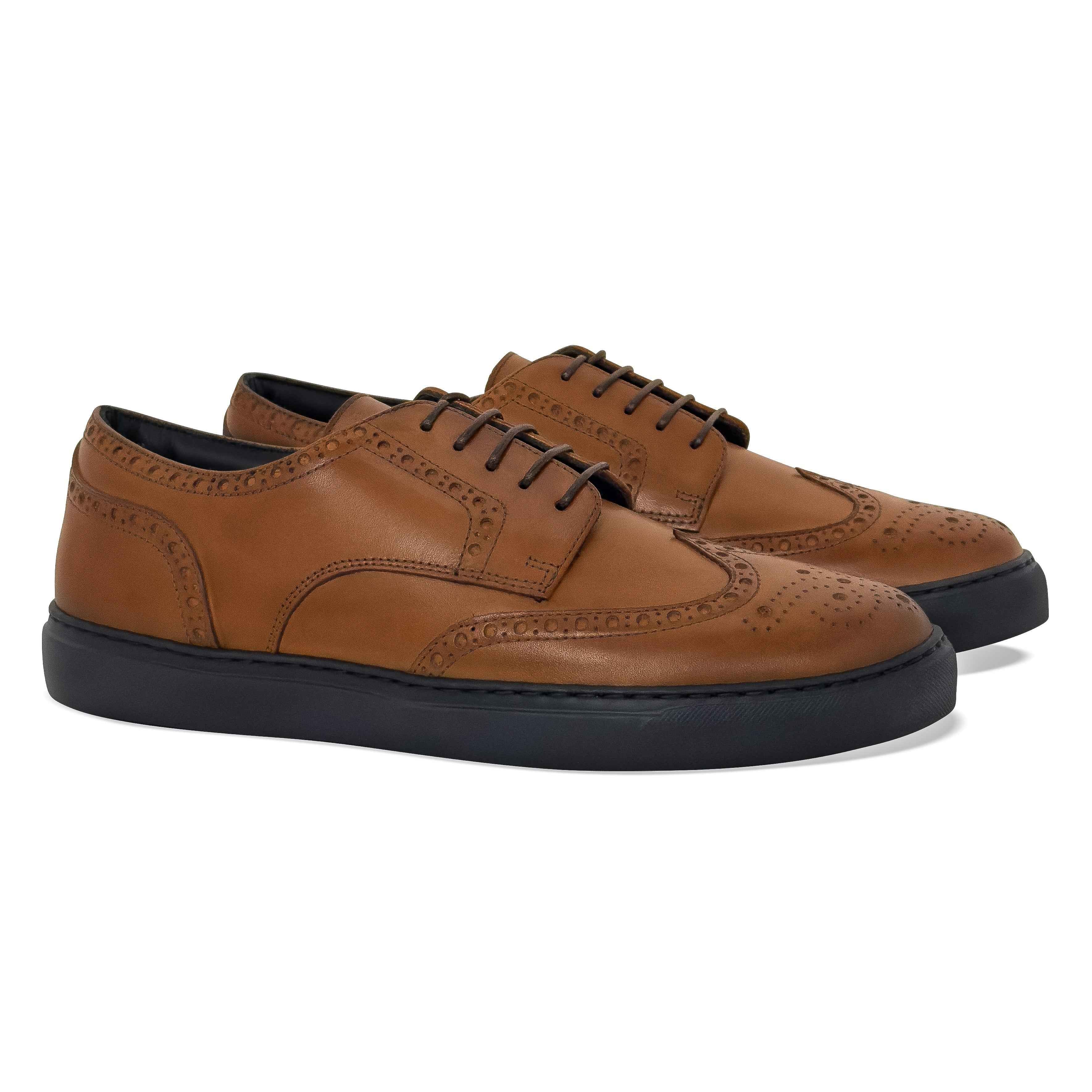 Men's Don Giovanni Wingtips - Cognac