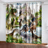 Dinosaur Curtains Blackout Window Treatments Drapes Room Decoration