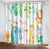 Dinosaur Curtains Blackout Window Treatments Drapes Room Decoration