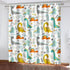 Dinosaur Curtains Blackout Window Treatments Drapes Room Decoration