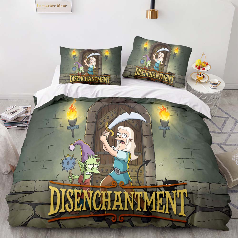Disenchantment Bedding Set Pattern Quilt Cover Without Filler