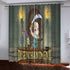 Disenchantment Curtains Pattern Blackout Window Drapes