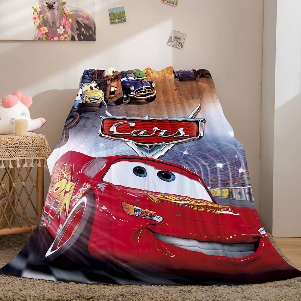 Disney Cars 2 Flannel Fleece Throw Cosplay Blanket
